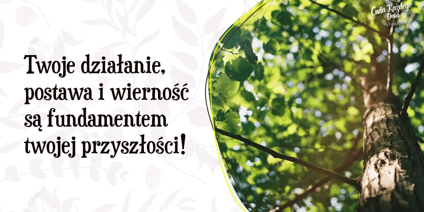 To, co masz, przynieś Bogu